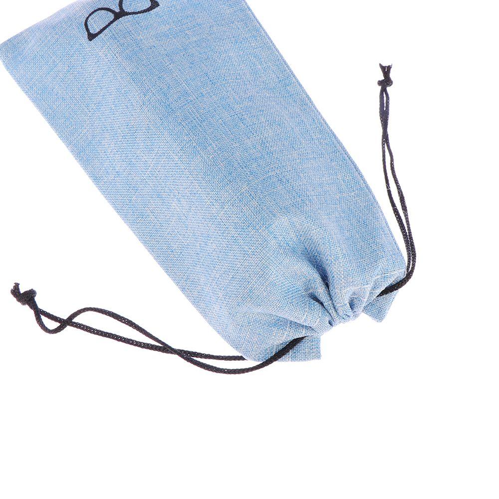 Льняная Ткань Чистка Очков Оптический Футляр Шнурок Тканевые Мешочки Сумка для Солнцезащитных Очков Чехол для Очков