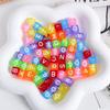 Acrylic Letter Beads for DIY Jewelry: Colorful Crafting Accessories for Keyrings, Bracelets, and More