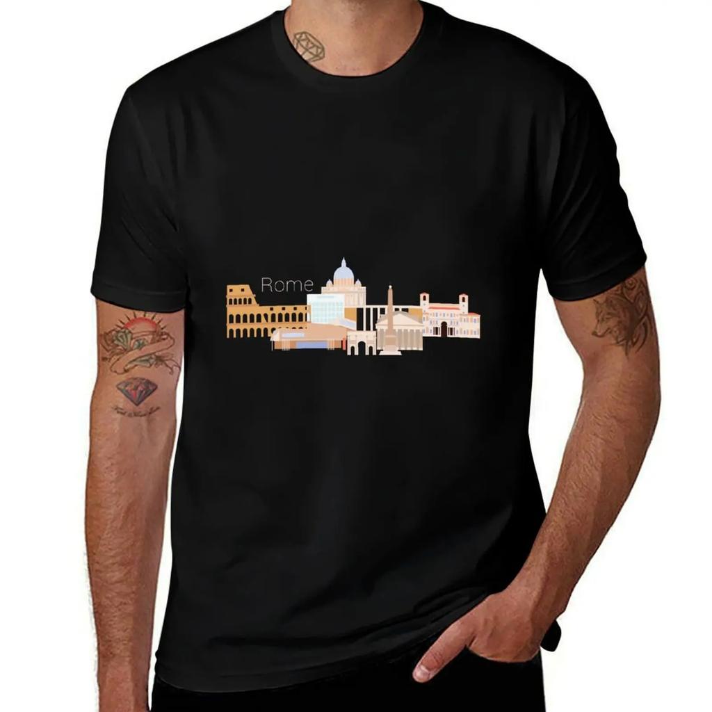 Rome T-Shirt graphic t shirts plain mens white t shirts