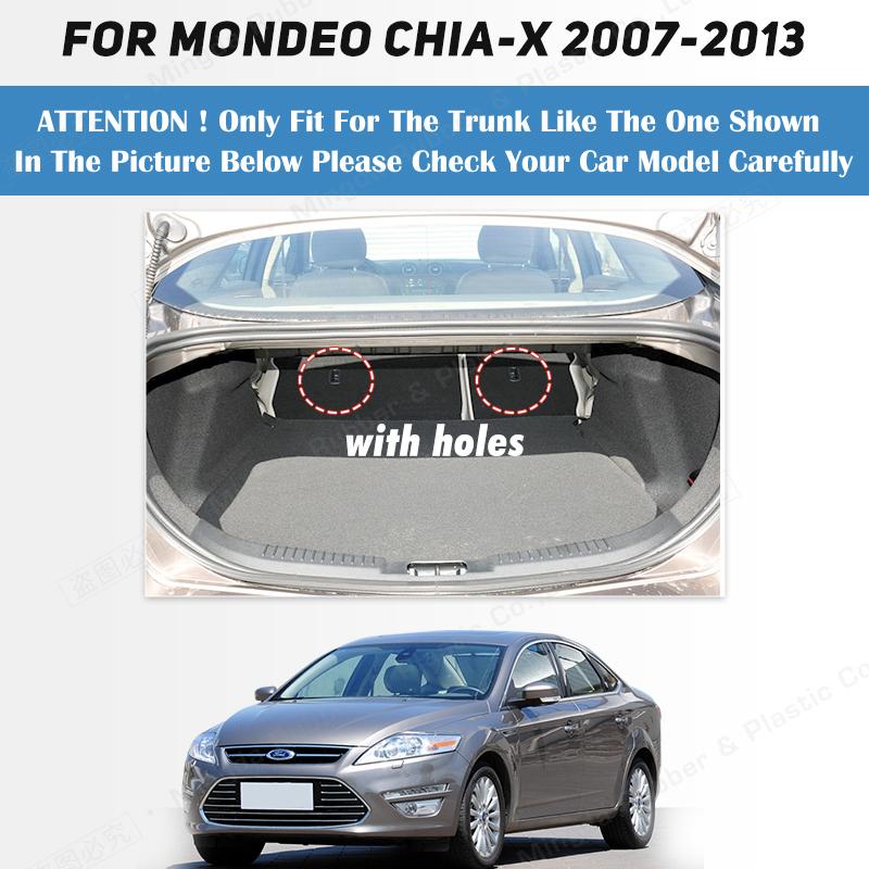 Коврик в багажник автомобиля для Ford Mondeo CHIA-X 2007 2008 2009 2010 2011 2012 2013 автомобильные аксессуары на заказ автомобильный интерьер