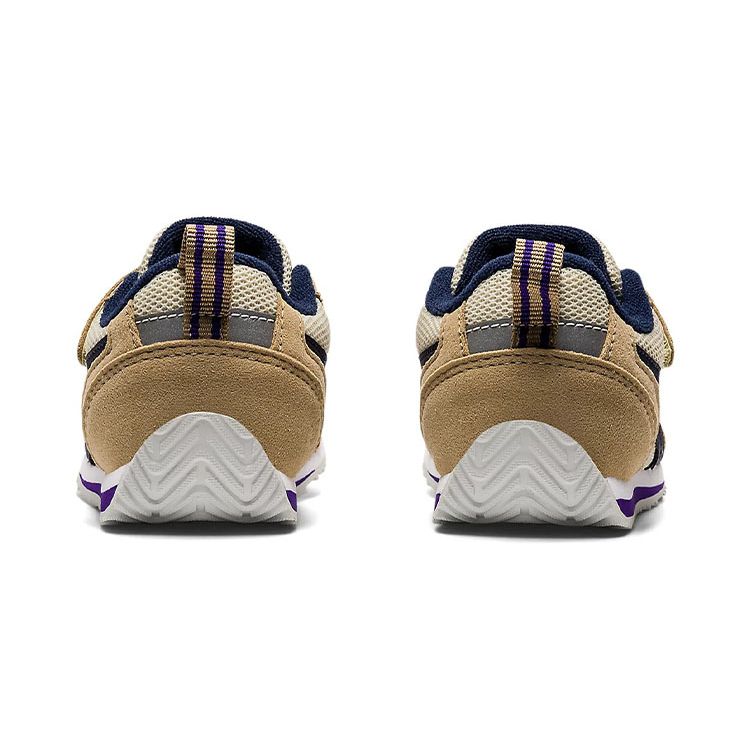 Asics Idaho Mini 4 Удобные Универсальные Низкие Детские Кроссовки для Бега Детские Кроссовки для Бега Коричневый Синий 1144A236-200