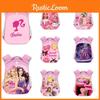 New Arrival Barbie Princess Elementary School Cute Girls Backpack Lightweight Breathable Waterproof