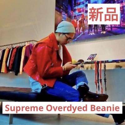 [Б/У] Шапка бини Supreme Overdyed Ice Blue