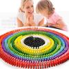 120Pcs/Set Colorful Dominoes Wooden Blocks Children Early Educational Play Toy