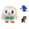 10" Плюшевая игрушка Kemon Legend Rowlet Litten Popplio, мягкая и обнимаемая кукла-животное