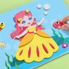 6 шт./комплект 3D наклейки из ЭВА-пены, DIY, мультяшные, принцессы, животные, пазлы для детей, детские, разные узоры, стили, игрушки для детей, подарок