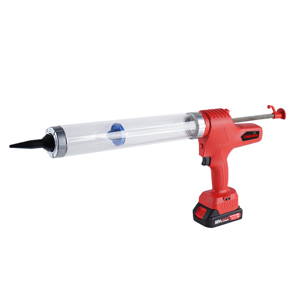 ONEVAN Аккумуляторный электрический клеевой пистолет Многофункциональный электрический пистолет для герметика для стекла Инструмент для клея-герметика для аккумулятора 21 В 18 В