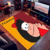 Custom personalization Mafalda Print Area Rug - Soft, Washable Non-Slip Indoor Mat,Living Room,Home&Office Decorative Rug
