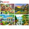 HC Полная площадь Алмазная картина Пейзаж Вышивка крестом DIY Алмазная вышивка Горный хрусталь