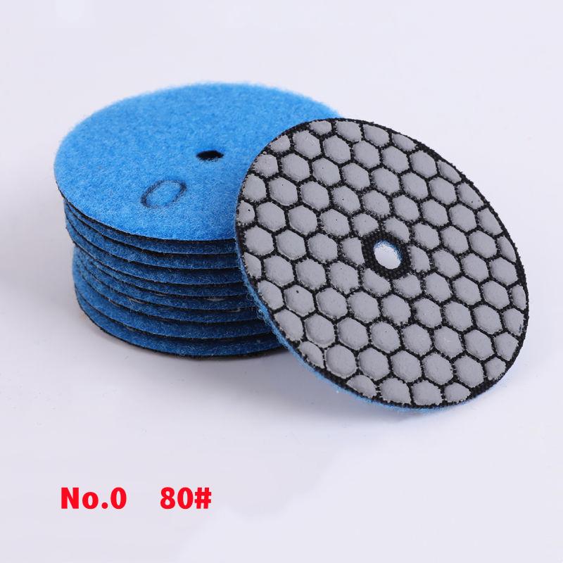 4-дюймовый 100-миллиметровый комплект алмазных полировальных дисков для влажной/сухой полировки гранита, камня, бетона, мрамора, шлифовальных полировальных дисков
