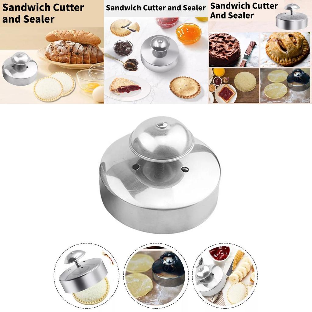 Универсальная круглая пресс-форма для нарезки сэндвичей из нержавеющей стали для удобного приготовления еды