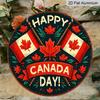 Двумерные плоские алюминиевые настенные украшения на День Канады доступны в различных размерах, с изображением канадского флага и кленового листа. Они являются идеальным