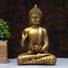 New Sitting Buddha Statue Showpiece Idol Home Decor Items for Living Room and Gifts