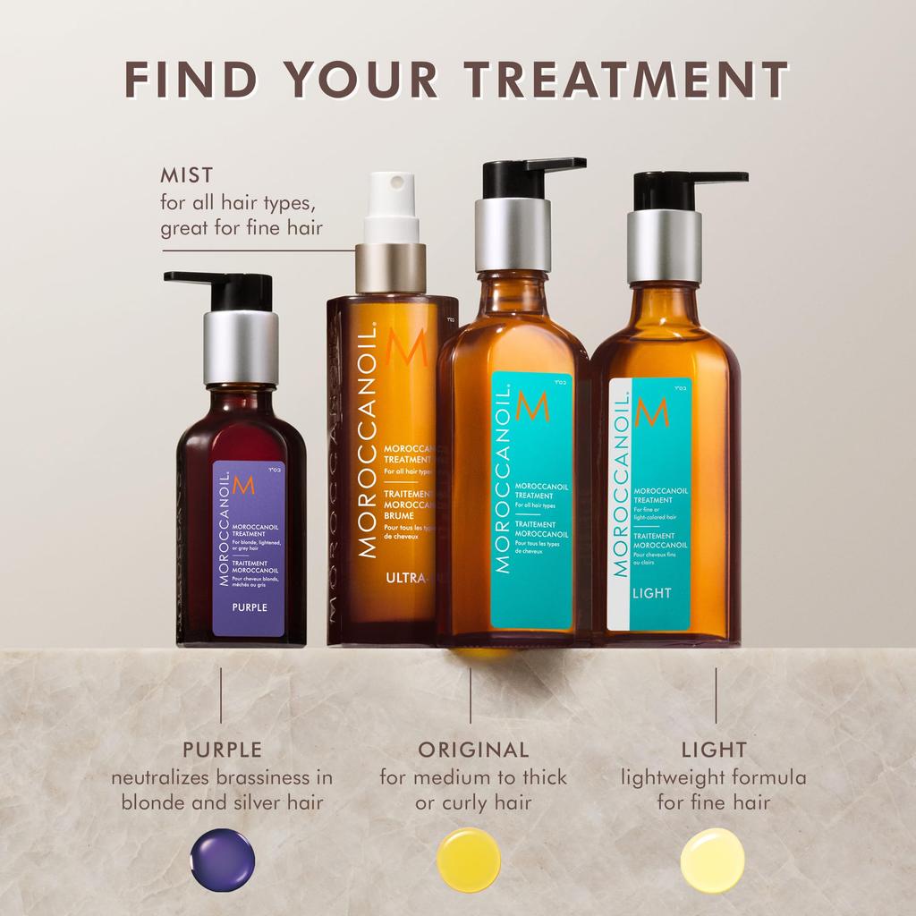 [Официальный магазин MOROCCANOIL] Moroccanoil Treatment Light 100 мл (Аргановое масло для волос) Несмываемое средство для укладки / Мужское / Женское