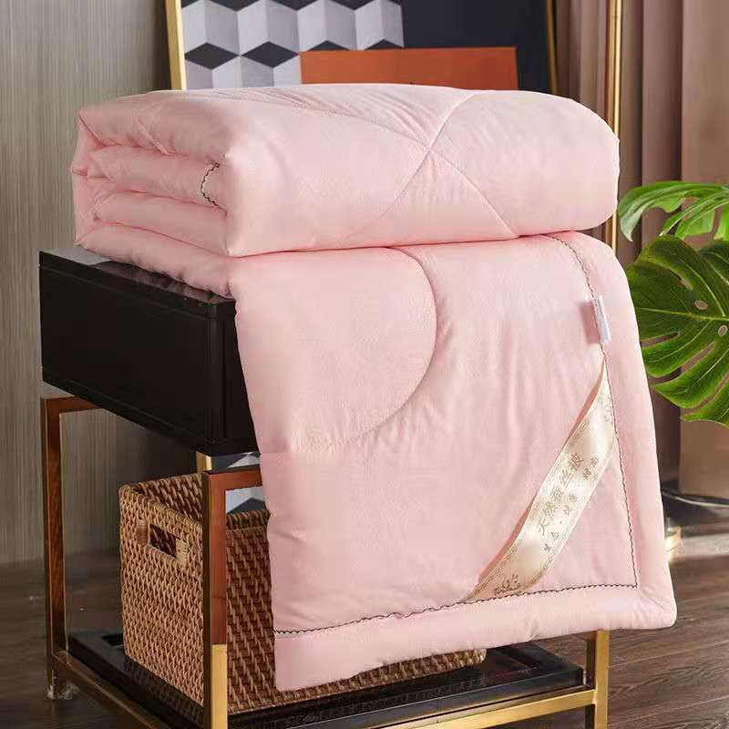 Одеяло из шелка тутового дерева для детей, хлопок, приятный к коже, тисненое тонкое одеяло, полуторный, двуспальный комплект постельного белья, весеннее одеяло, летнее