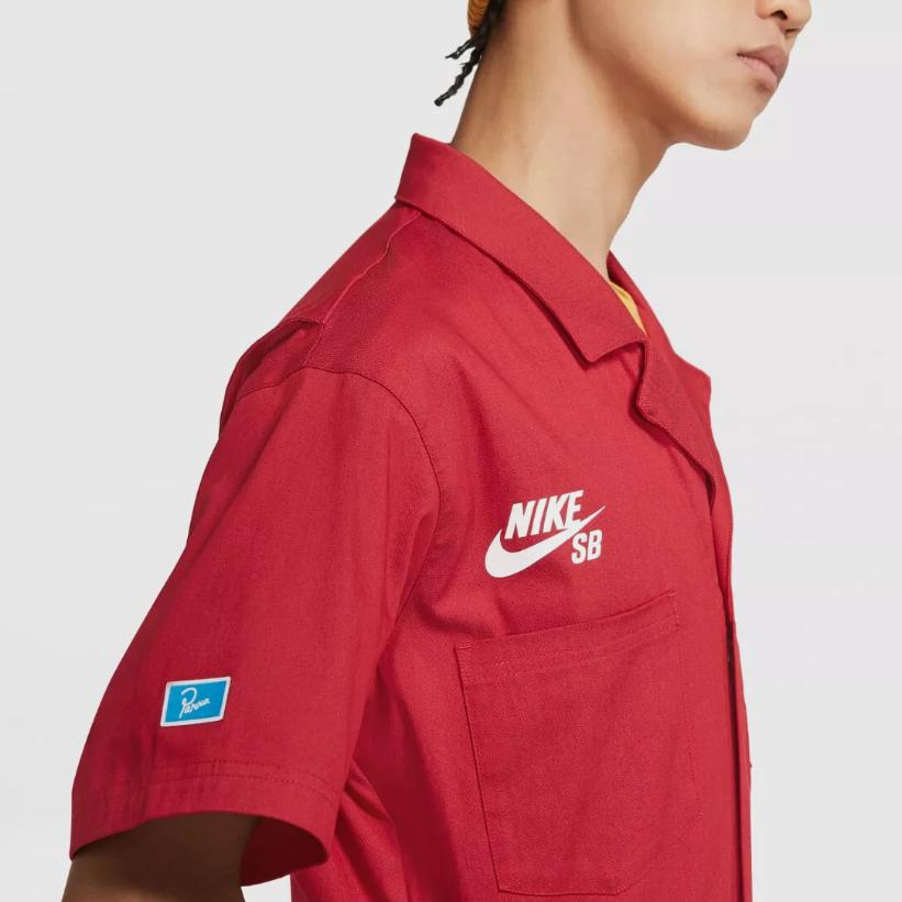 Nike SB France Скейтбординг однотонный повседневный комбинезон мужской комбинезон кампус-красный DM7701-636