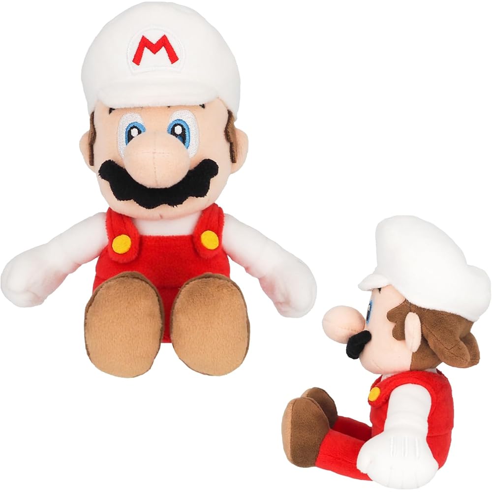 Sanei Boeki Коллекция Super Mario All Star Огненный Марио Плюшевая игрушка 24 см