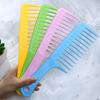 Blue Hairdress Comb Heat Resistant Woman Wet Hook Curly Hair Brushes Coarse Wide Spikes Tooth Styling Tools Accessories New Pink