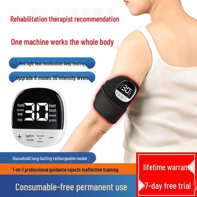 Улучшенный EMS Красный Свет Нагрев Массажер для Рук и Ног с Низкочастотными Импульсами