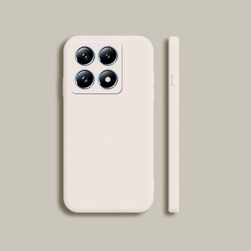 Квадратный защитный чехол из жидкого силикона для телефона Xiaomi Mi 14T 14 T Pro Чехол для Xiaomi 15T 15 T Pro Чехлы