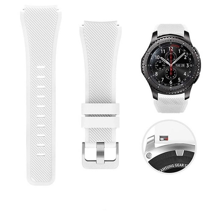 Силиконовый ремешок 22 мм 20 мм для Galaxy Watch 46 мм 42 мм спортивный ремешок для Samsung Gear S3 Frontier/Classic active 2 Huawei Watch 2