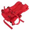 Pet Front Backpack Hands Free Adjustable Breathable Portable Dog Backpack Carrier for Walking Hiking Bicycles Red S