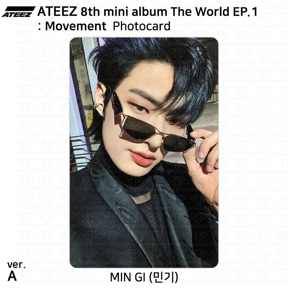 ATEEZ 8-й мини-альбом The World EP.1 : Официальное удостоверение личности движения Фотокарта КПОП