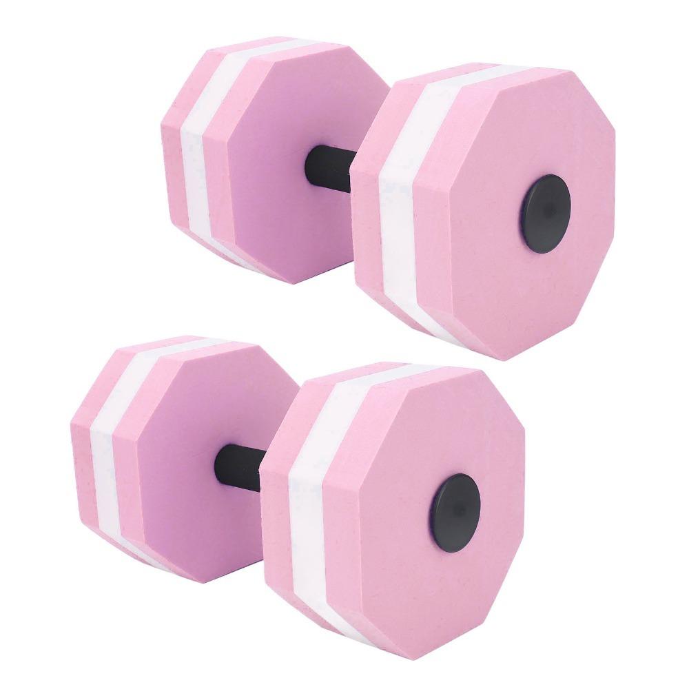 2PCS High Density EVA Foam Aquatic Exercise Dumbbells Swimming Training Dumbbells Water Aerobics