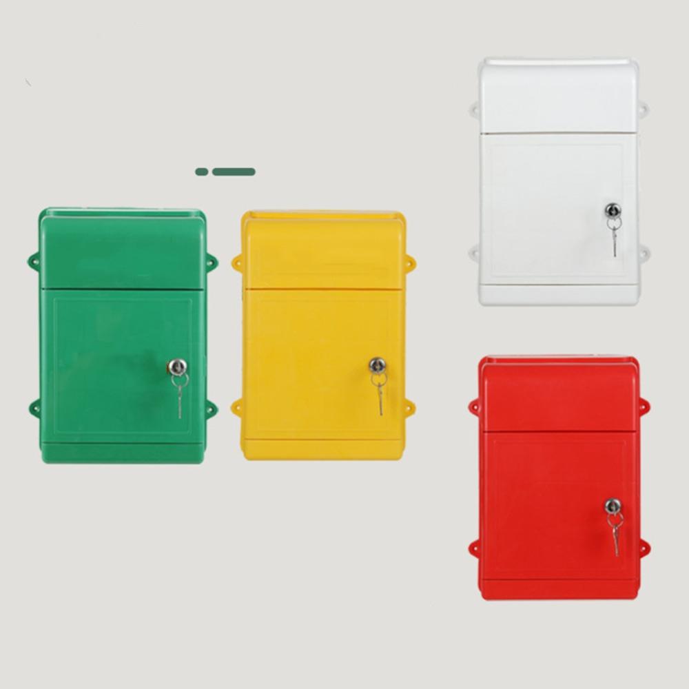 С замком почтовый ящик пластиковый почтовый ящик почтовый ящик универсальный ящик для писем для дома двора офиса