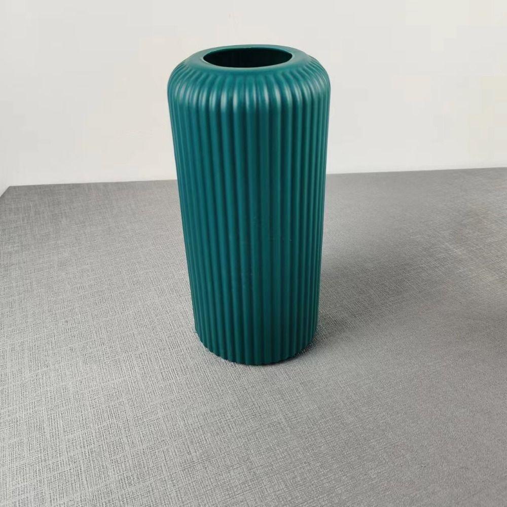 Light Capacity Hydroponic Vase Ornaments Flower Art Plastic Vase Nordic Vase Ornaments Table