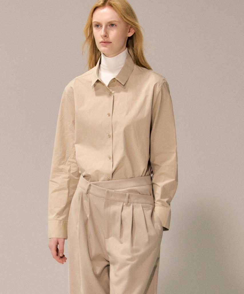 RIDIFI Basic Cotton Shirt (Beige)