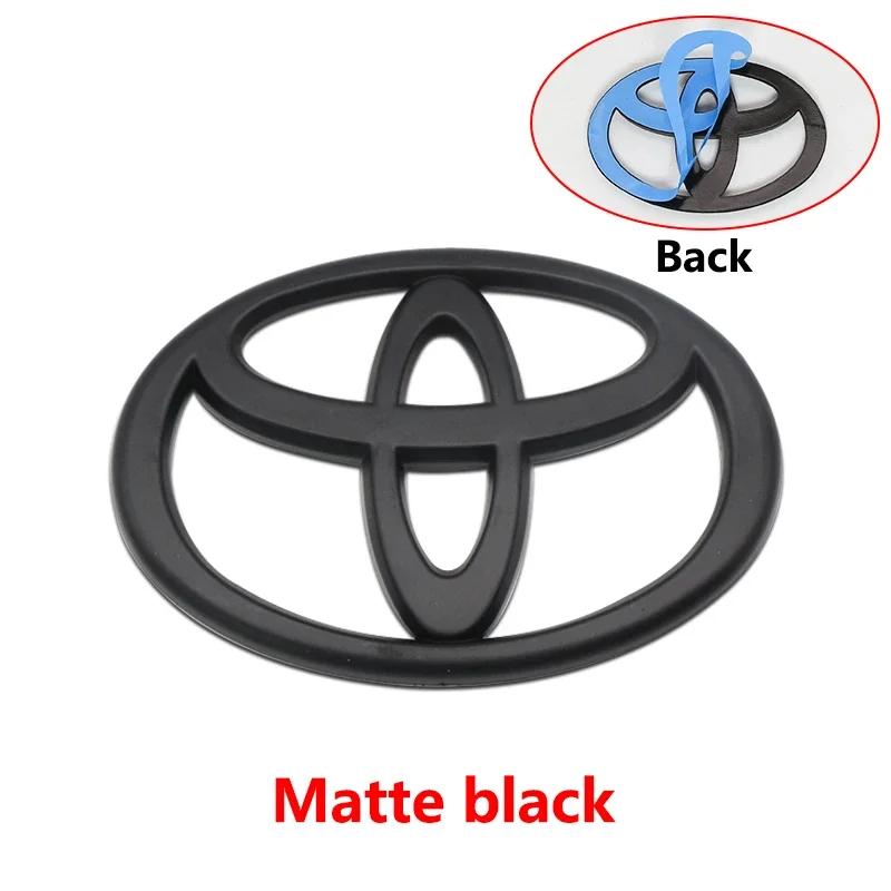3D Car logo series Front Head Grill Hood Bonnet Emblem Rear Tail Bumper Trunk Badge For Toyota RAV4 Yaris  Corolla Camry Hilux