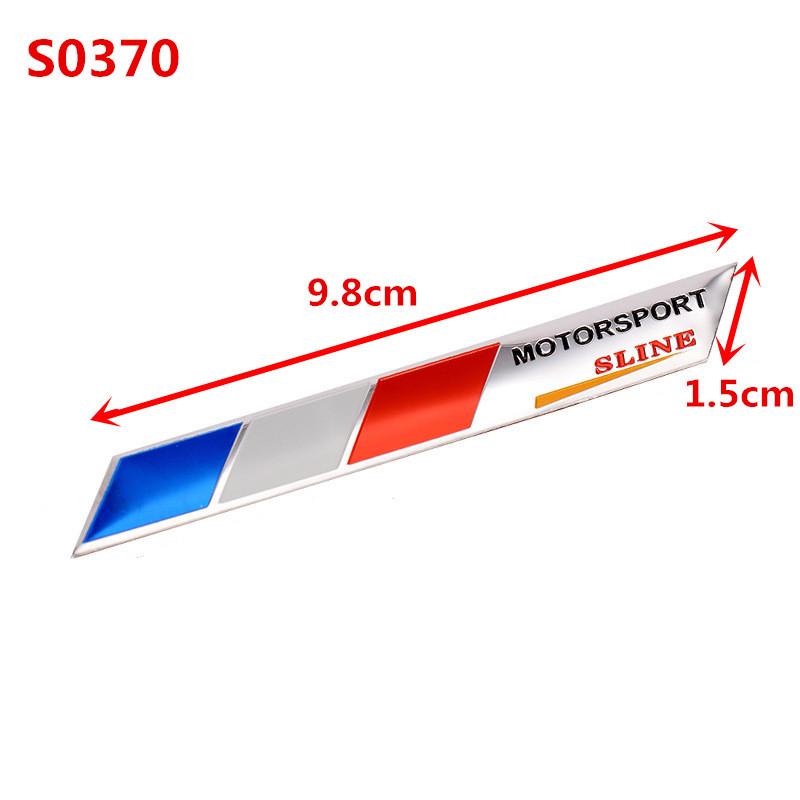 3D наклейка на автомобиль из алюминиевого сплава с изображением карты Франции и национального флага