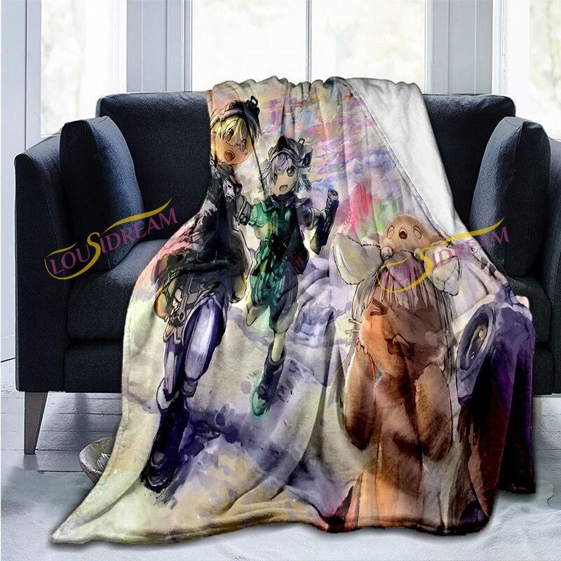 Одеяла с принтом «Сделано в бездне», детский теплый диван-кровать для гостиной, прочное фланелевое одеяло для домашнего декора для взрослых и детей