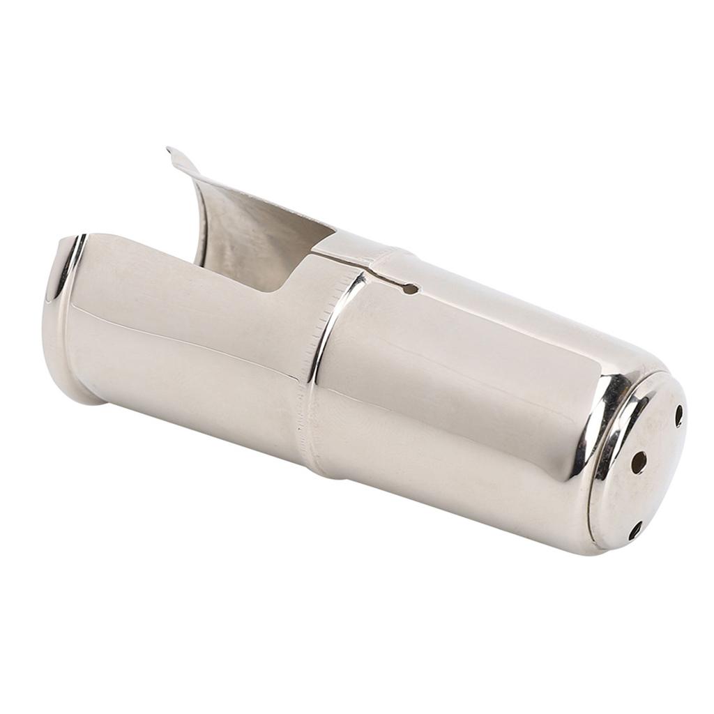 Flute Head Cap Protection Cover NickelPlated Mouthpiece Plug for Saxophone Clarinet BB High Tone Clarinet