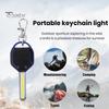 Мини-светодиодный брелок-фонарик, супер яркий, высокий люмен, 2 режима, компактный размер, портативный уличный фонарик COB, аварийный брелок для ключей