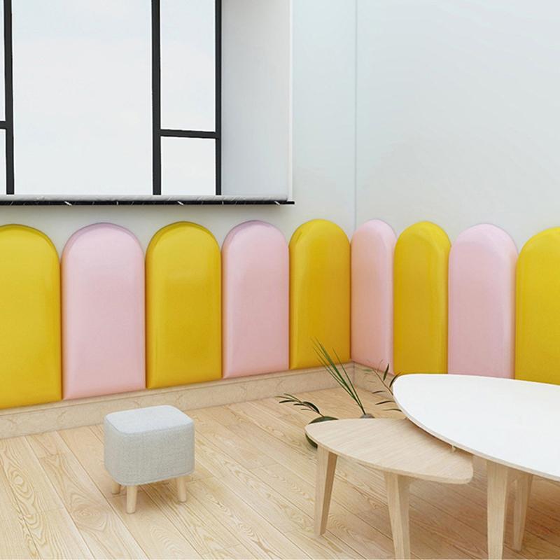 1 шт. 40/50/60 см Скандинавский стиль Изголовье Детский сад Спальня Наклейки на изголовье Комнатные Противоударные Настенные панели Украшение для дома