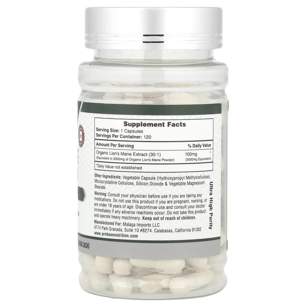 Deer Antler Mushroom, 100Mg, 120 Capsules
