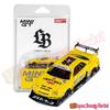 MINI GT 1/64 Nissan LB-ER34 Super Silhouette Skyline Желтый LBWK Блистер Япония