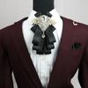 Crystal Gentleman's Bow Tie Retro Men's Suit Accessory Formal Rhinestone Collar Flower  Groomsman