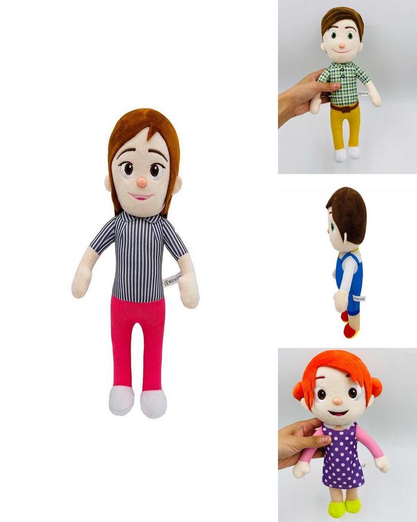 Adorable Cocomelon Plush Toy Jj Family Soft Stuffed Dolls For Educational Fun
