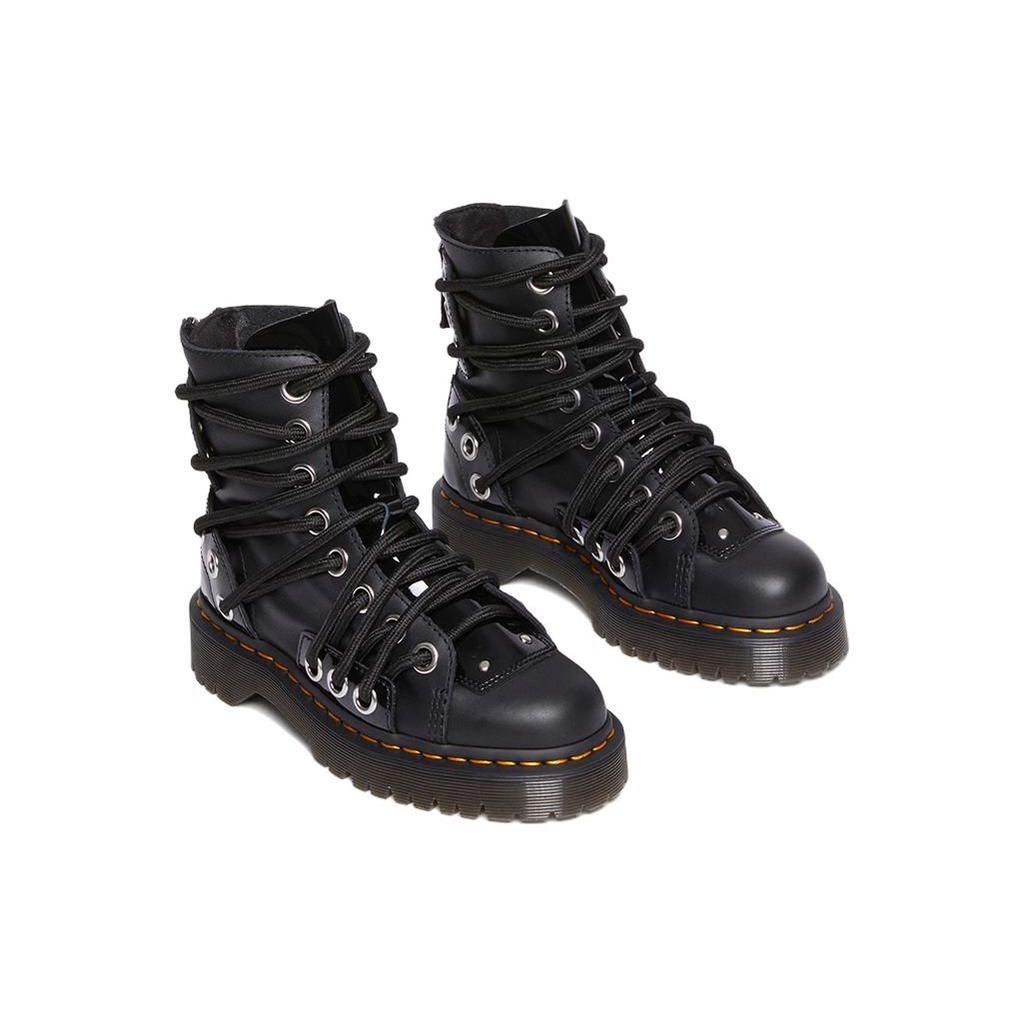 Dr. Martens Daria Bex Leather Simple Fashion Short Boots Women Boots Black 30797001