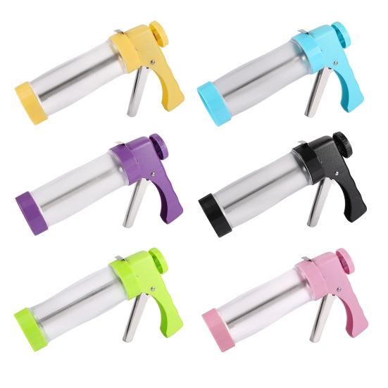 Набор для выпечки печенья, формочки для печенья из нержавеющей стали, 16 дисков, 6 насадок, набор для выпечки печенья, рождественский подарок для семьи и друзей