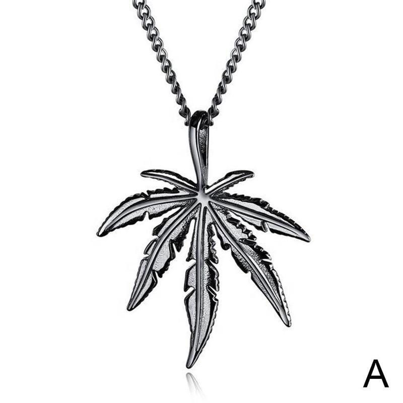 Горячая мода унисекс ожерелье новый флэш кленовый лист двойной слой ожерелья оптовая продажа ключицы весь N0S8