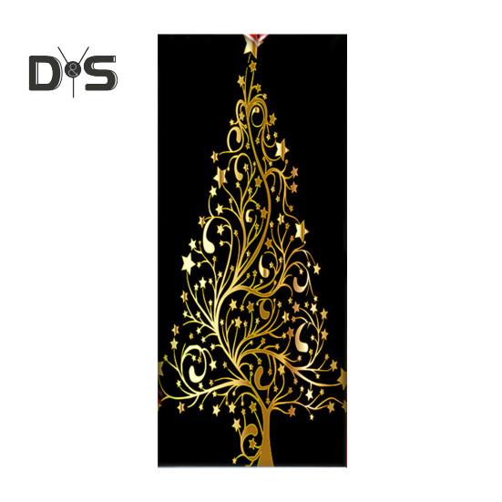 Рождественская накладка на дверь Санта-Клаус/Рождественская елка/Снеговик, подвесной баннер на дверь, декор для украшения входной двери