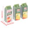 5Pcs 1/12 Dollhouse Simulation Fruit Juice Model Dollhouse Miniature Drinks Bottle Dolls House Kitchen Play Toys Accessories