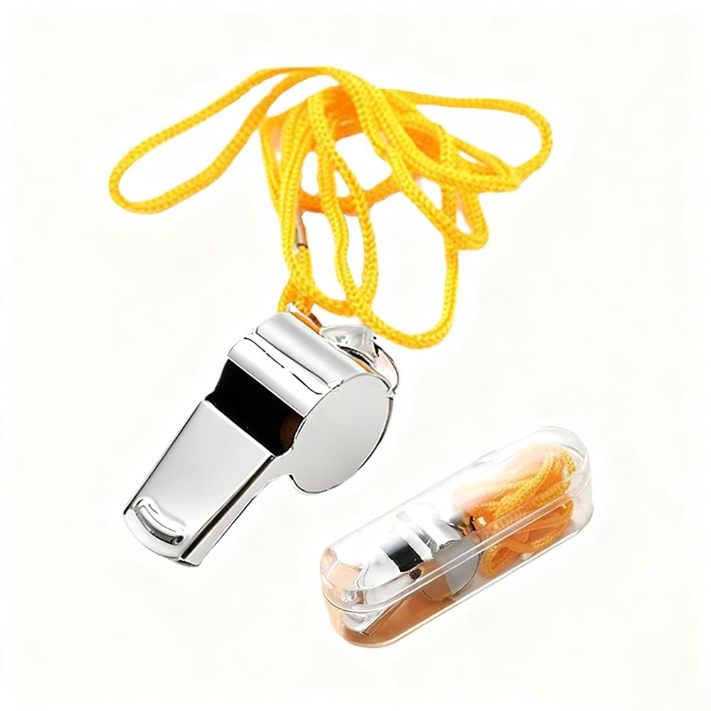 Whistle for Coaches, 1/5/10PCS Metal Whistles for Adults with Lanyard, Loud Sport Whistle for Referee Teacher Police Soccer Gym