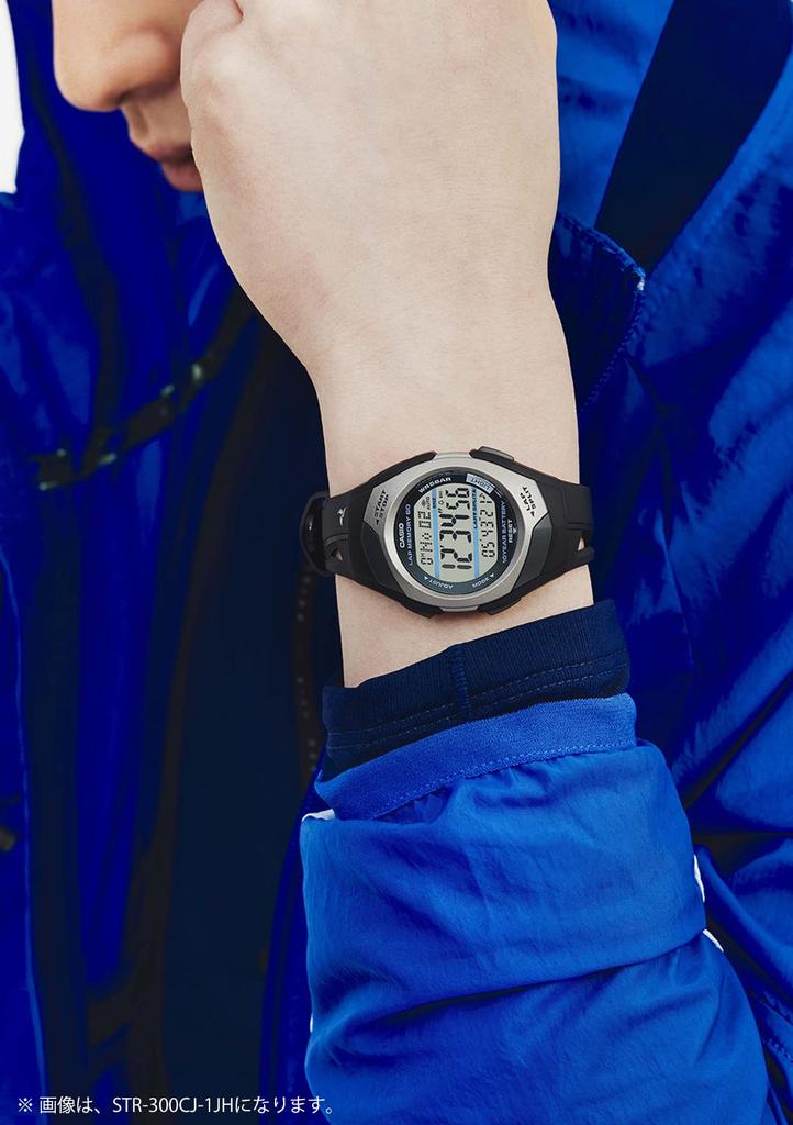 Watch Casio Collection Sports Wrap Split Compatible Stopwatch Blue [Casio] STR-300J-2AJH Men's