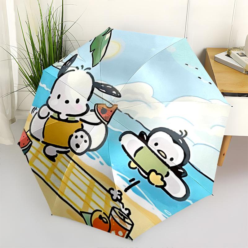 1pc Watermelon Picnic with Penguin Umbrella - Perfect for Fans, Travelers, Everyday Use, Festive Gift.Z016