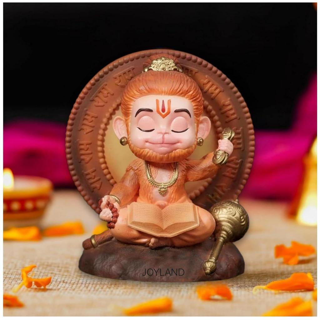 Resin Hanuman Maruti Car Dashboard Idol for Home Decor & Temple